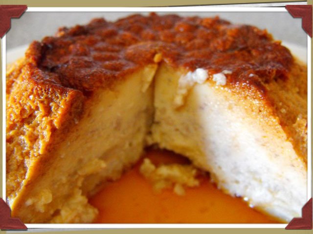 Flan de Platano
