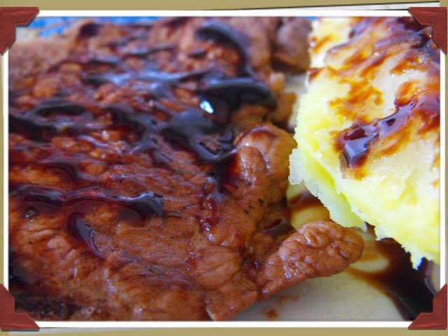 Filetes en vinagre balsámico