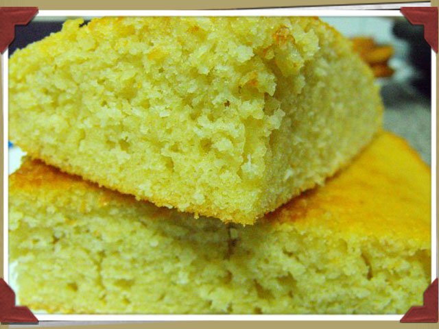 Bizcocho de leche de coco