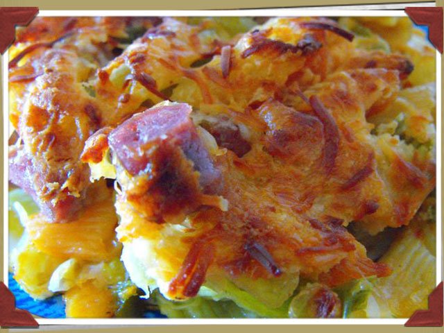 Macarrones con salchichas