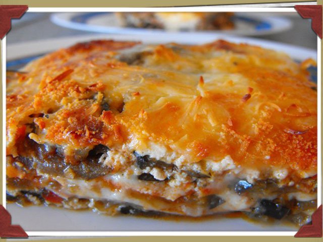 Pastel de berenjena