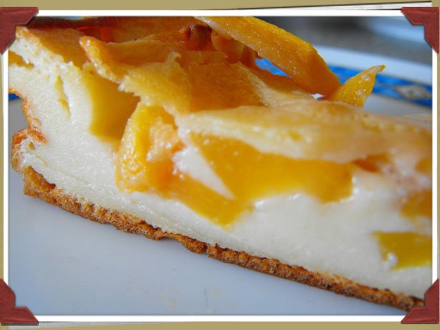 Clafoutis de nectarinas