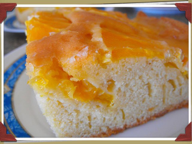 Bizcocho de naranja y ron Bizcocho de naranja y ron