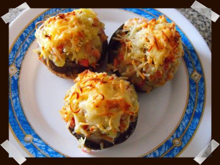 Champiñones rellenos