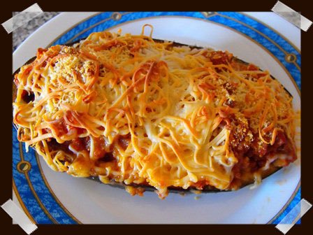 Berenjena rellena Berenjena rellena