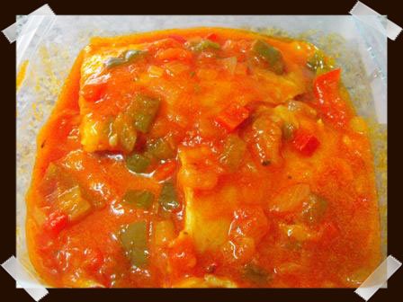 Pescado con verduras Pescado con verduras