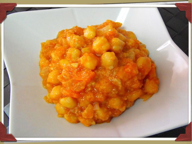 Estofado de garbanzos
