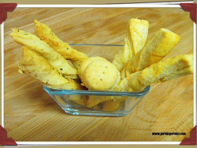 Torciditos de queso y orégano