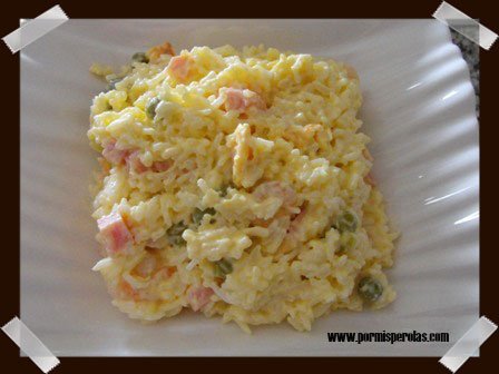 Ensalada tres delicias con mayonesa de mostaza