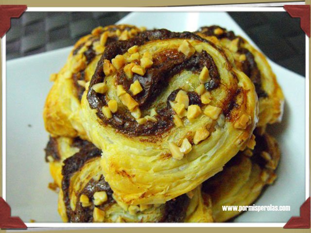 Caracolas de Nutella