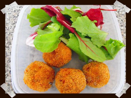 Albóndigas de carne picada y cous cous