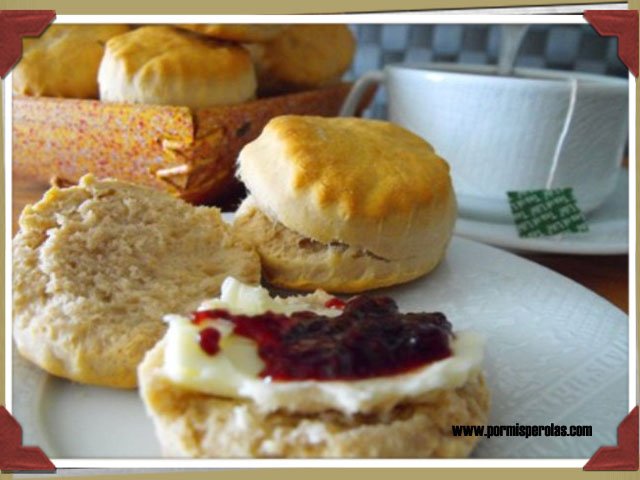 Scones con Té Rojo Pu-erh