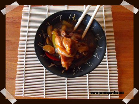 Cerdo en salsa de ostras