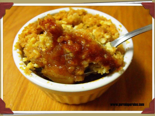Crumble de manzana