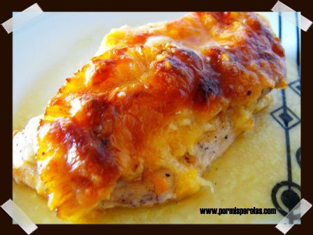 Pechugas de pollo con piña (receta rápida)