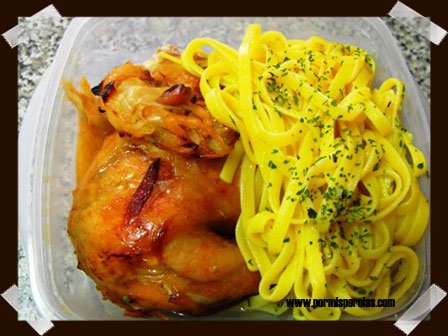 Pollo asado al limón