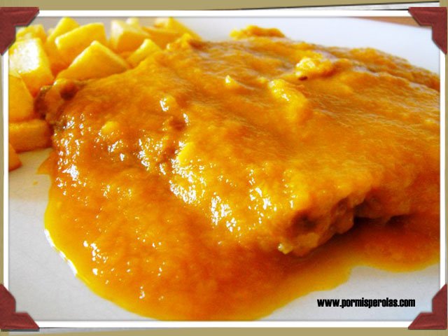 Filetes de ternera en salsa